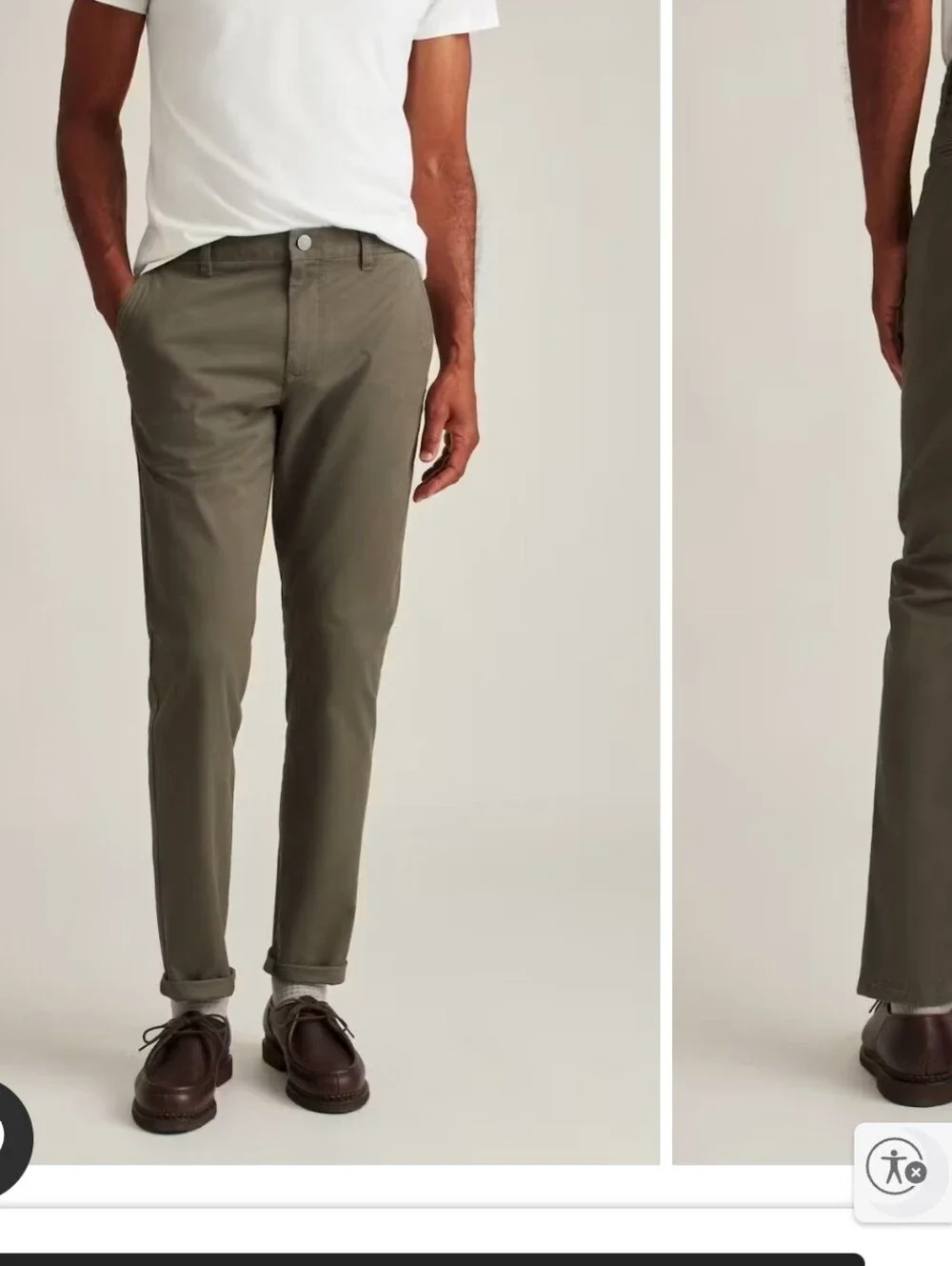 Bonobos Olive Green Slim Chinos